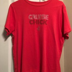 “Cruise Chick” Rhinestone shirt